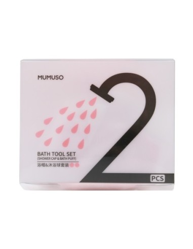 Set pour le Bain (Bonnet de Douche et Houppette)