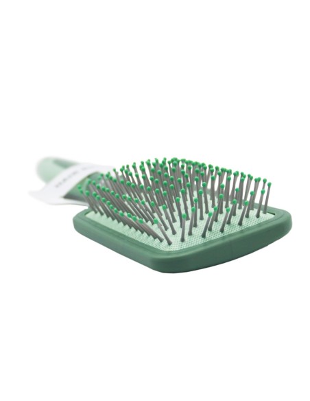 Brosse à Cheveux Rectangulaire à Coussin D'Air - Vert