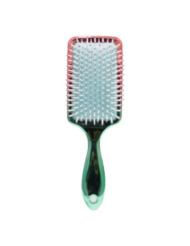 Brosse à Cheveux Rectangulaire Électroplaquée -...