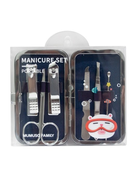 Set de Manucure 6 Pièces Mumu (Bleu)