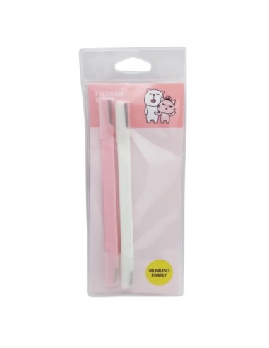 Lot de 2 Rasoirs à Sourcils à Double Extrémité...