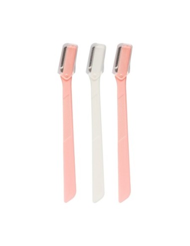 Rasoirs à Sourcils (Couleurs Assorties/3-Pack)