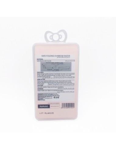 Rasoir à Sourcils Pliable et Sûr