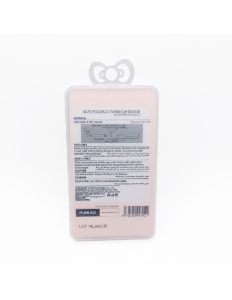 Rasoir à Sourcils Pliable et Sûr