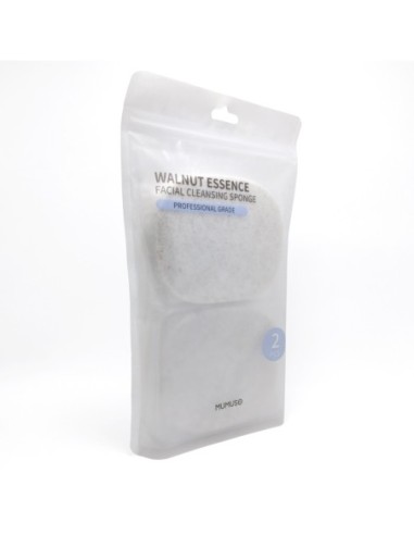 Eponge Nettoyante pour le Visage (Essence de Noix)