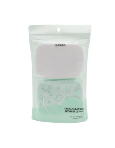 Éponges Nettoyantes Ovales pour le Visage...