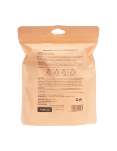 Lot de 15 Éponges de Maquillage Losange Sbr