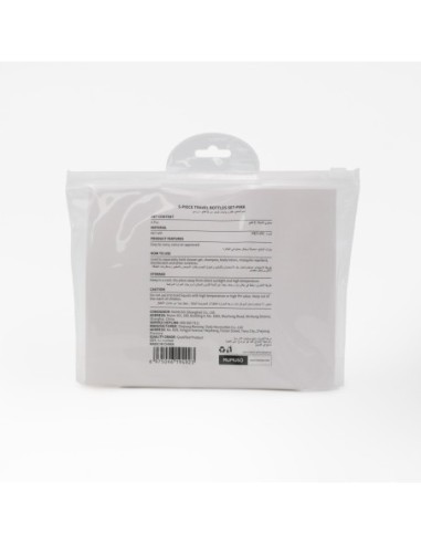 Set de Flacons de Voyage 5 Pièces - Rose