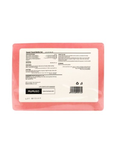 Set de Flacons de Voyage