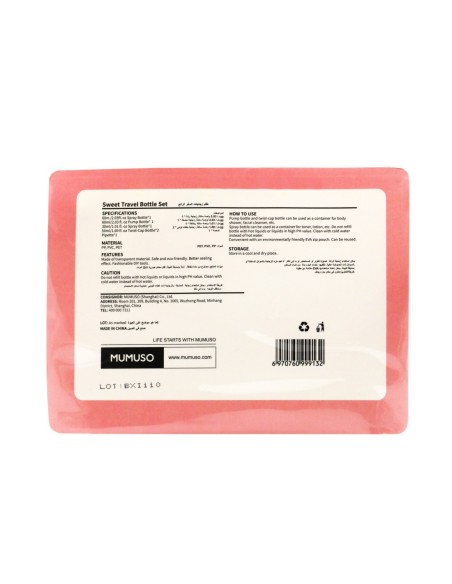 Set de Flacons de Voyage