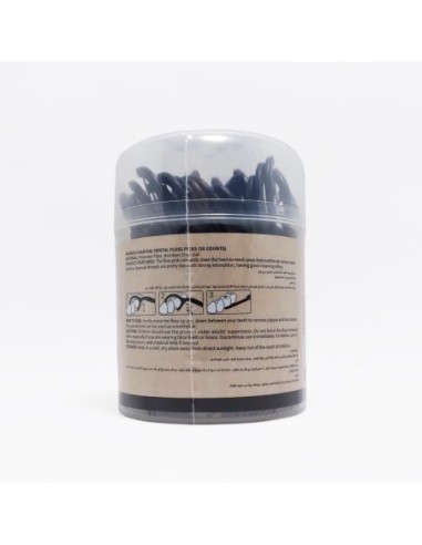 Bâtonnets Dentaires en Bambou et Charbon de...