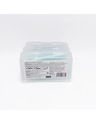 Bâtonnets de Fil Dentaire Portables et Soyeux