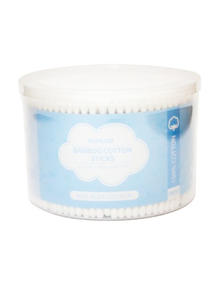 500 Bâtons de Coton-Tiges en Bambou