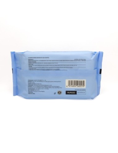 Lingettes Nettoyantes pour Adultes (80 Pièces)