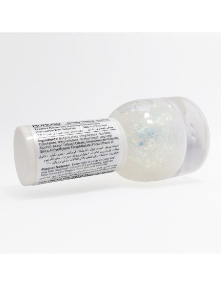 Vernis à Ongles City Searching Time-38 & Transparent avec Paillettes