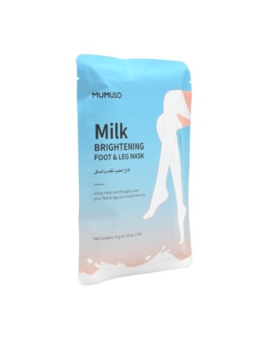 Masque Éclaircissant pour Pieds et Jambes Au Lait