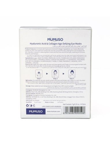 Masques Anti-Âge à L'Acide Hyaluronique et Au...