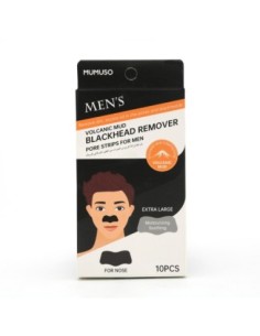 Boue Volcanique pour Hommes - Bandelettes Anti-Points...