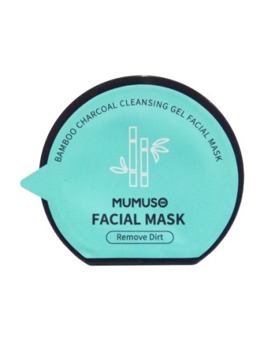 Masque Facial avec Gel Nettoyant Au Charbon de...
