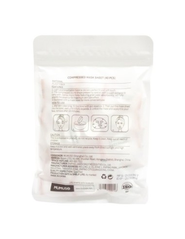Feuille de Masque Compressée (40 Ct)