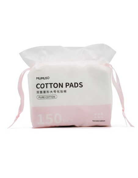 Tampons de Coton Double Face Texturés (150 Unités)