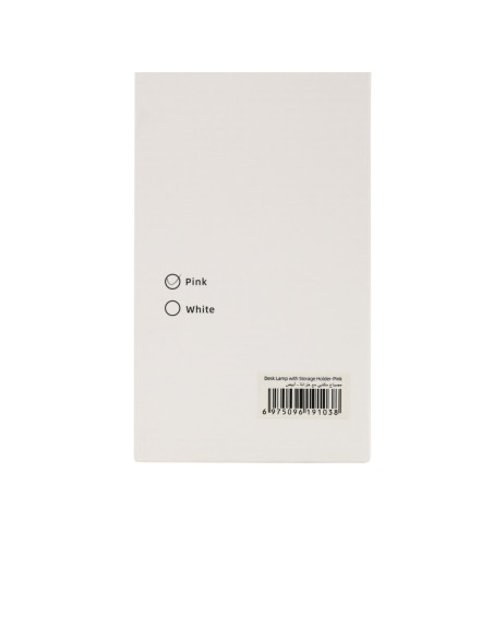Lampe de Bureau avec Support de Rangement-Rose