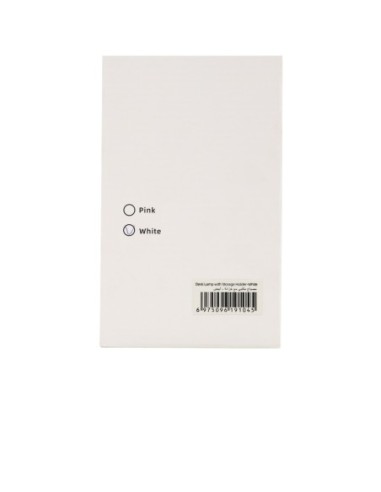 Lampe de Bureau avec Support de Rangement-Blanc