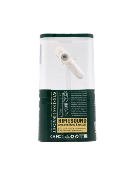 Casque Bluetooth Rb-T1 (Blanc)