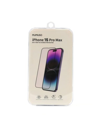 Protège-Écran Anti-Espion Hd pour Iphone 15 Pro...