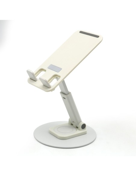 Support Rotatif pour Téléphone de Bureau (Blanc)