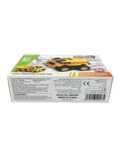 Blocs de Construction 6 en 1 (Camions de...