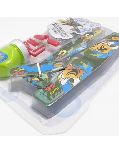 Avion Planeur avec Solution à Bulles (Camouflage)