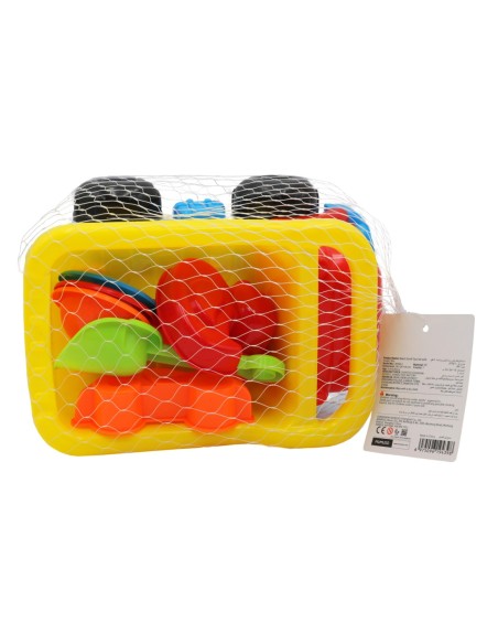 Ensemble de Jouets de Sable de Plage avec Camion - 7 Pièces
