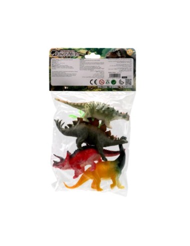 Ensemble de Jouets Dinosaures 6 Éléments