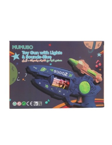 Pistolet avec Sons et Lumières-Bleu