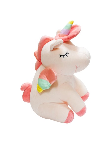 Peluche-Licorne/Rose