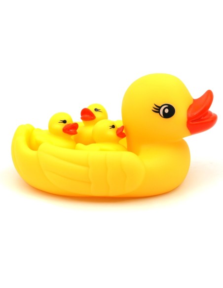 Ensemble de Jouets Sonores (Canard avec Anneau de Natation)