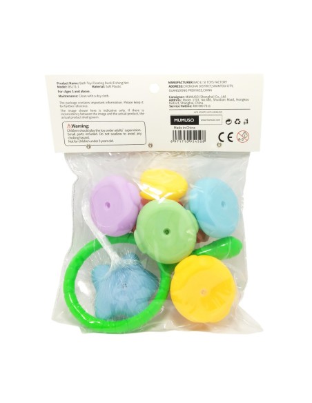 Jouet de Bain-Canard Flottant-Filet de Pêche