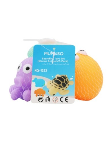 Ensemble de Jouets Sonores (Animaux Marins/5...