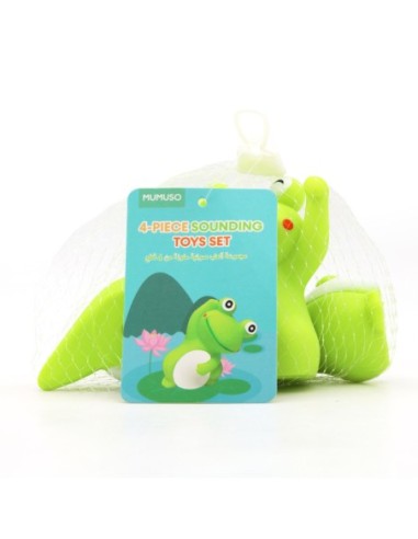 Set de 4 Jouets Sonores (Grenouille)