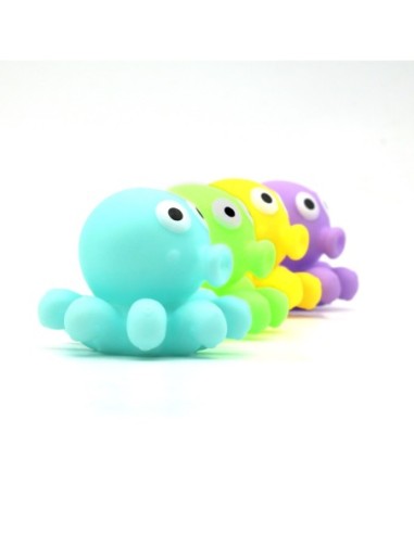 Ensemble de 4 Jouets Sonores (Poulpe)