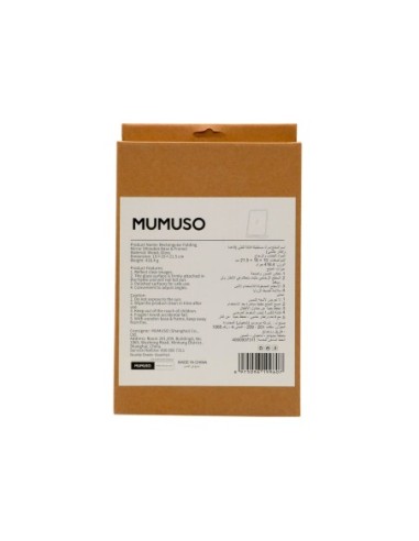 Miroir Pliant Rectangulaire- Base en Bois