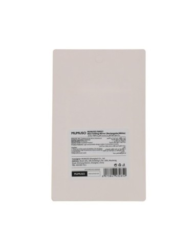 Mini Miroir Pliant (Rectangulaire/Blanc)