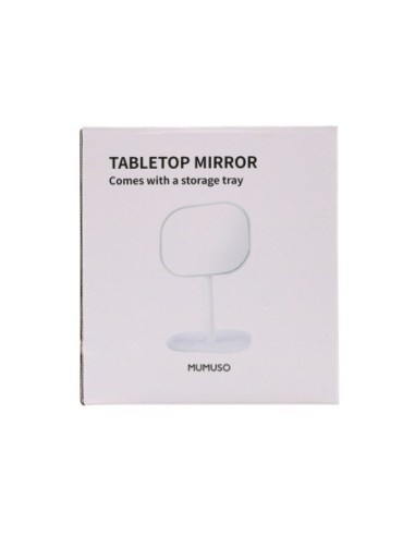 Miroir de Bureau-Rectangle/Étagère de Fixation