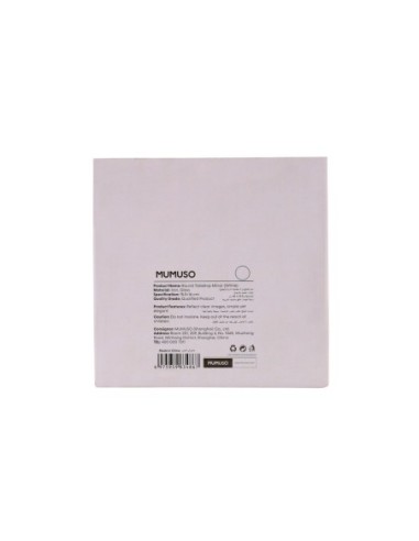 Miroir à Poser Rond (Blanc)