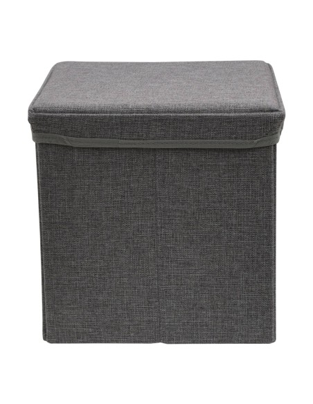 Pouf Carré de Rangement Pliant