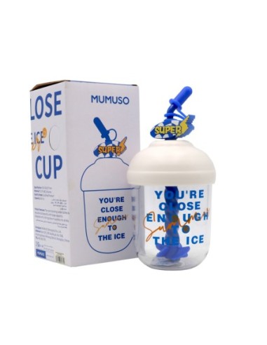 Bouteille D'Eau en Plastique avec Paille et...