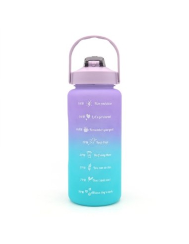Gourde Portable (Violet et Bleu Dégradé/2000 Ml)