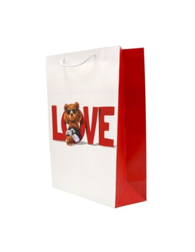 Pochette Cadeau Love (Ours Cool/L)