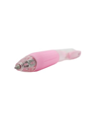 Stylo Surligneur Rétractable (Rose)